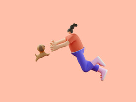 潮流卡通人物 C4D卡通设计