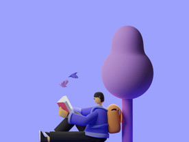 潮流卡通人物 C4D卡通设计