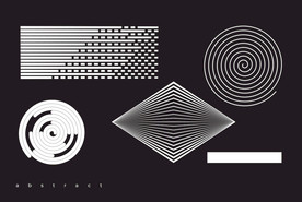 抽象潮流图案  几何背景图案