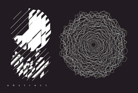 抽象潮流图案  几何背景图案