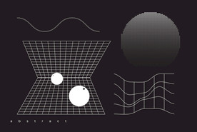 抽象潮流图案  几何背景图案