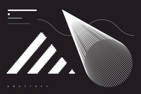 抽象潮流图案  几何背景图案