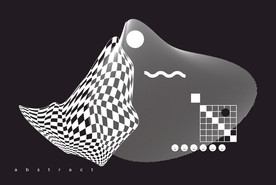 抽象潮流图案  几何背景图案