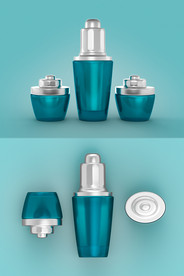 C4D 模型 化妆品精华瓶子