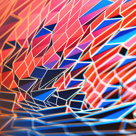 C4D 模型 炫酷光影场景背景