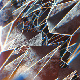 C4D 模型抽象背景炫酷玻璃渣