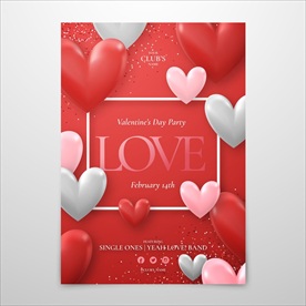 情人节海报