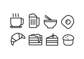 咖啡元素图标图片