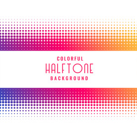 彩色半调 波点背景