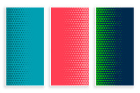 彩色半调 波点背景