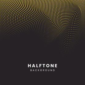 彩色半调 波点背景