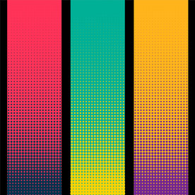 彩色半调 波点背景