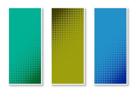 彩色半调 波点背景