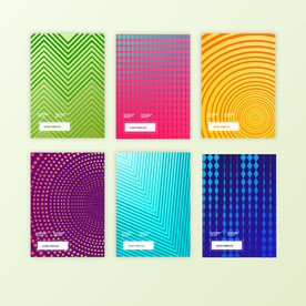 彩色半调 波点背景