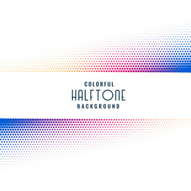 彩色半调 波点背景