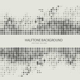 彩色半调 波点背景