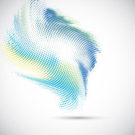 彩色半调 波点背景