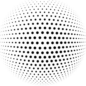 彩色半调 波点背景