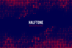 彩色半调 波点背景