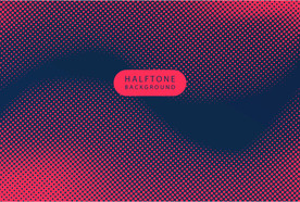 彩色半调 波点背景