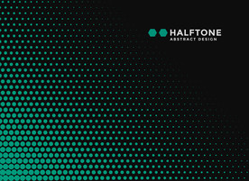 彩色半调 波点背景
