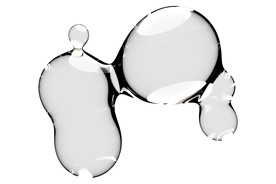 水滴免抠泡泡  透明肥皂泡泡