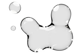 水滴免抠泡泡  透明肥皂泡泡