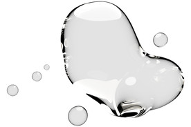 水滴免抠泡泡  透明肥皂泡泡