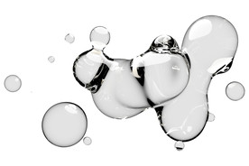 水滴免抠泡泡  透明肥皂泡泡