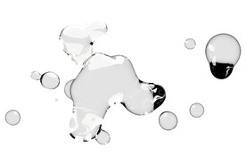 水滴免抠泡泡  透明肥皂泡泡