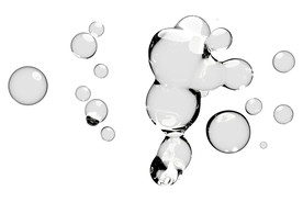 水滴水珠泡泡  透明肥皂泡泡