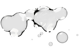水滴水珠泡泡  透明肥皂泡泡