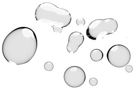 水滴水珠泡泡  透明肥皂泡泡