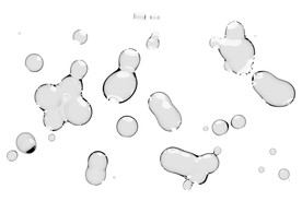 水滴水珠泡泡  透明肥皂泡泡