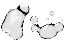 水滴水珠泡泡  透明肥皂泡泡