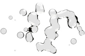 水滴水珠泡泡  透明肥皂泡泡