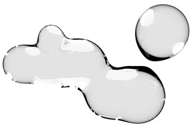 水滴水珠泡泡  透明肥皂泡泡