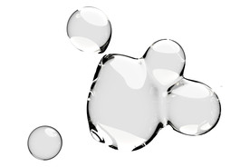 水滴水珠泡泡  透明肥皂泡泡