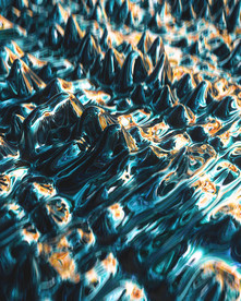 C4D 模型金属表面抽象