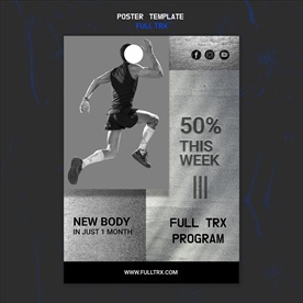 运动海报