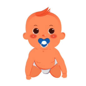 可爱卡通手绘宝宝png