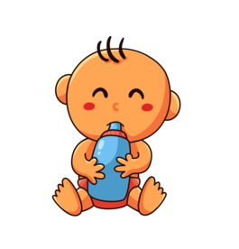 可爱卡通手绘宝宝png