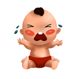 可爱卡通手绘宝宝png