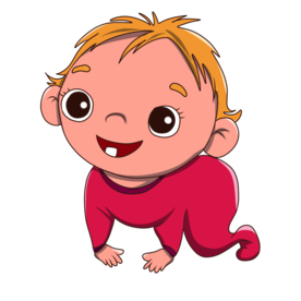 可爱宝宝 卡通宝宝  手绘宝宝