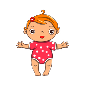 可爱卡通手绘宝宝png