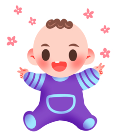 可爱卡通手绘宝宝png