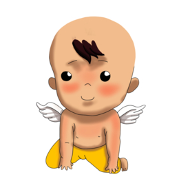 可爱卡通手绘宝宝png