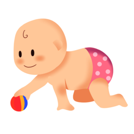 可爱卡通手绘宝宝png