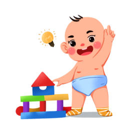 可爱卡通手绘宝宝png