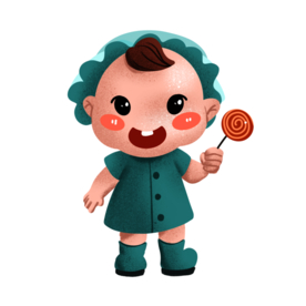 可爱卡通手绘宝宝png